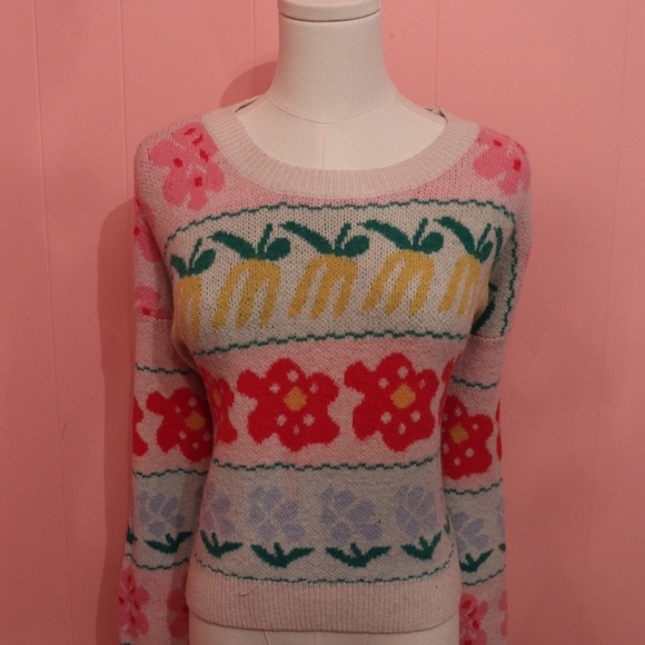 Debut Multicolor Floral Sweater - Picture 4 of 5